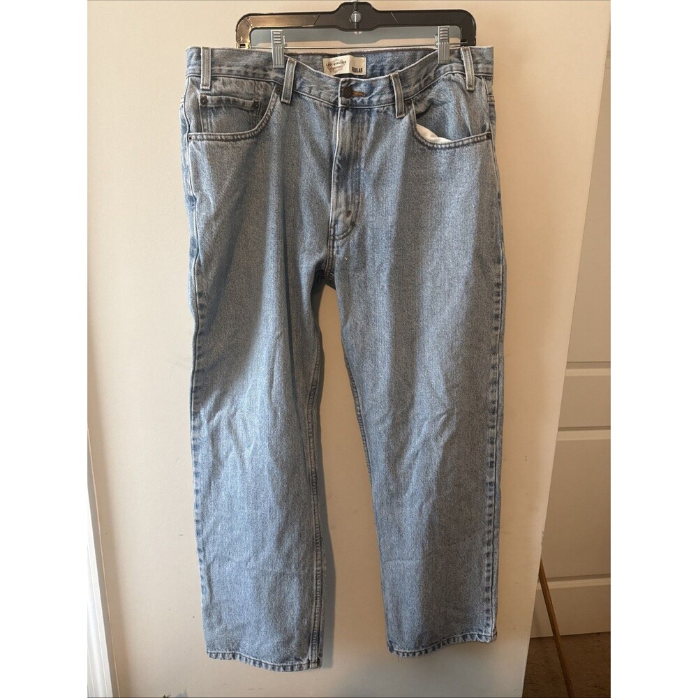 Levi & Strauss Signature Jeans Mens 38x30 Baggy Skater Grunge Wide Leg 90s Y2K